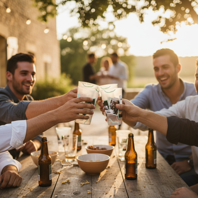 gobelet personnalise evg biere et photo