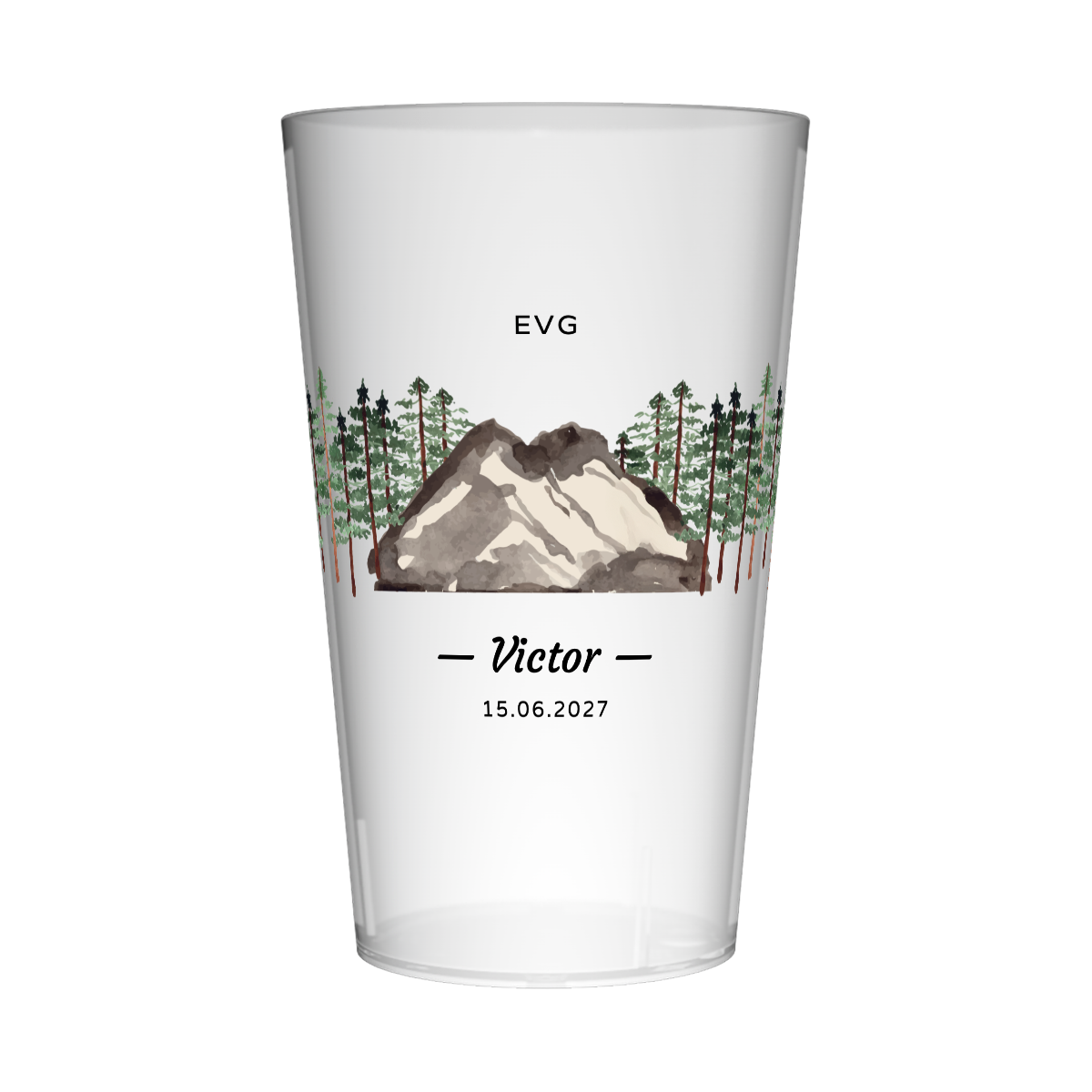 Gobelet personnalisé pour EVG Montagne