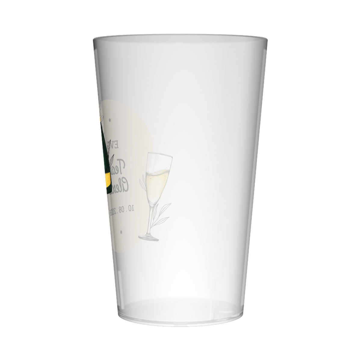 Gobelet personnalisé pour EVG Champagne 2