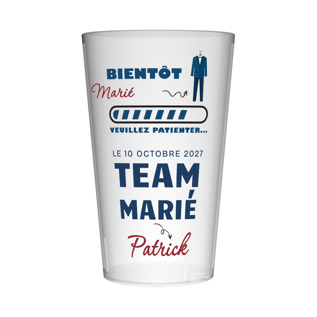 Gobelet personnalisé pour EVG Tenue