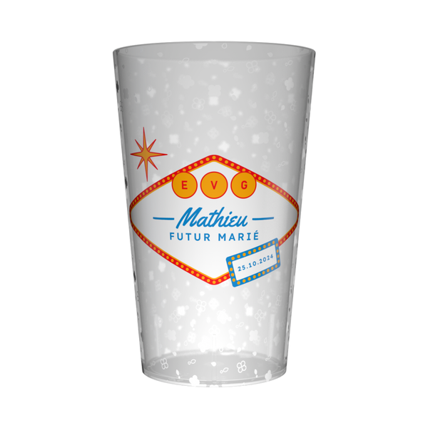 Gobelet à Bulles Personnalisable Gravé - Cadeau De Mariage Huissier, Meilleur Homme, En Verre