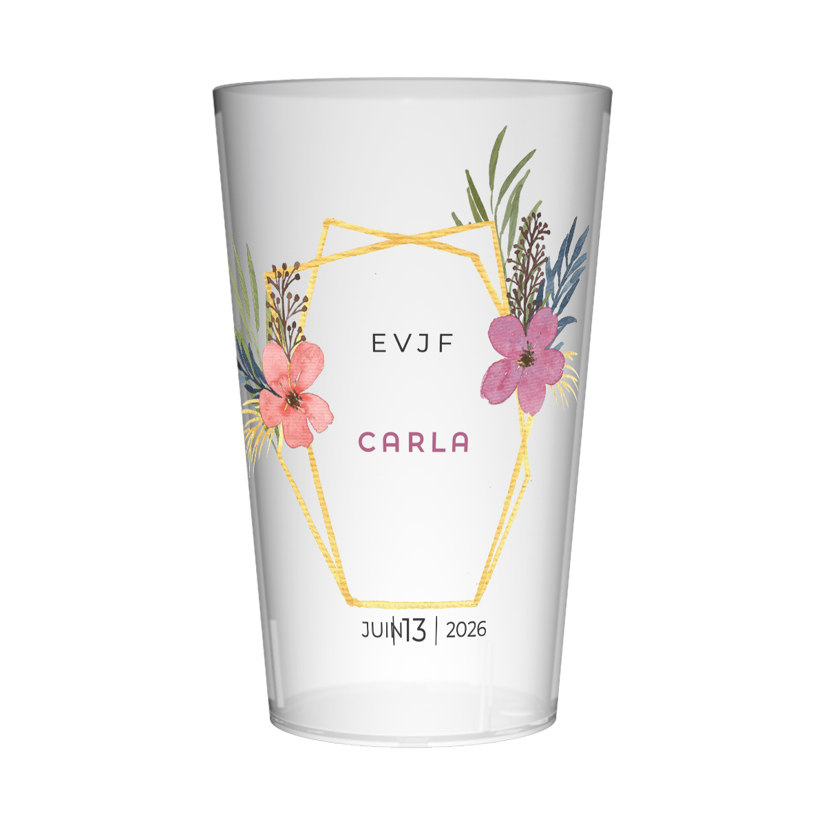 Gobelet personnalisé pour EVJF Chic