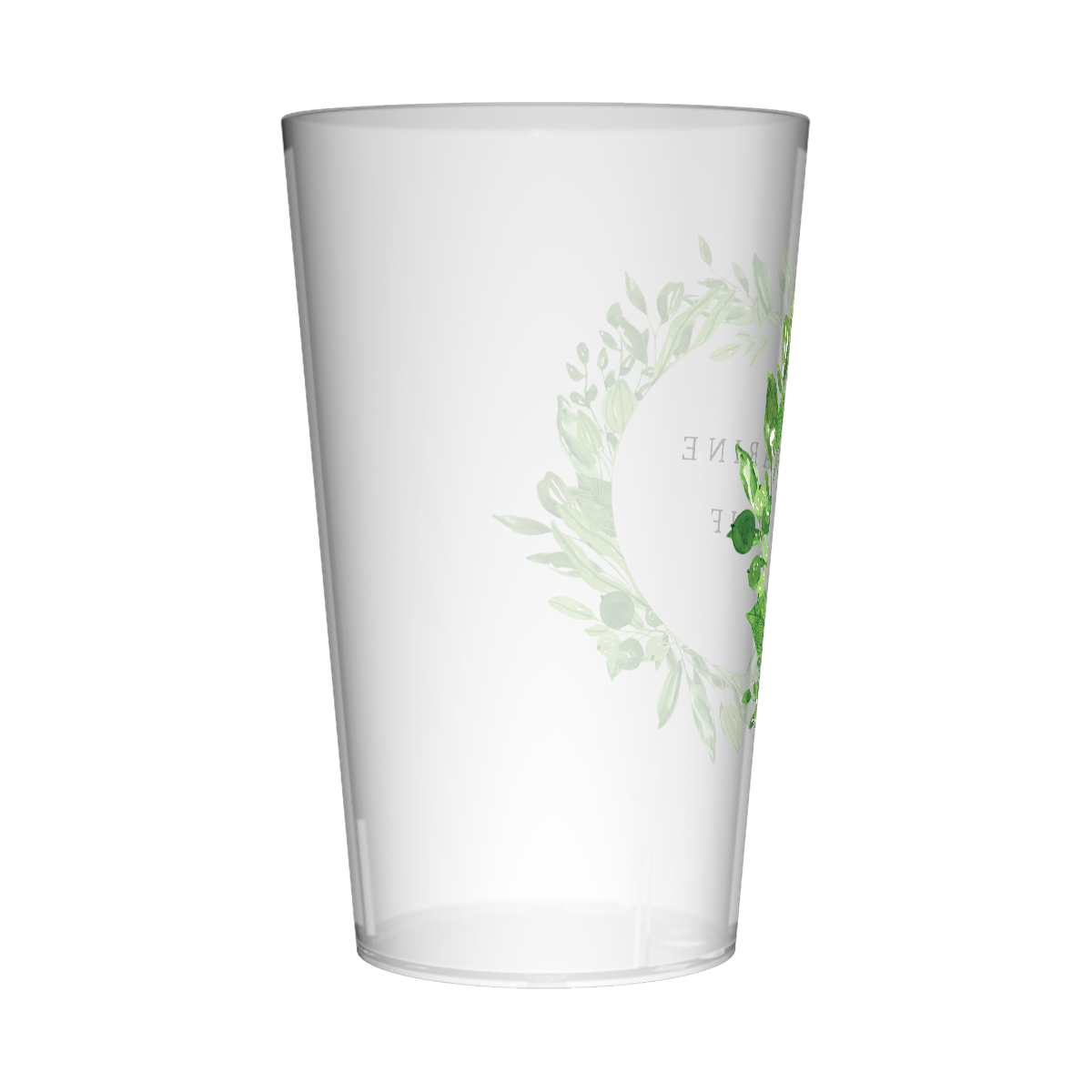 Gobelet personnalisé pour EVJF Couronne de feuilles 3