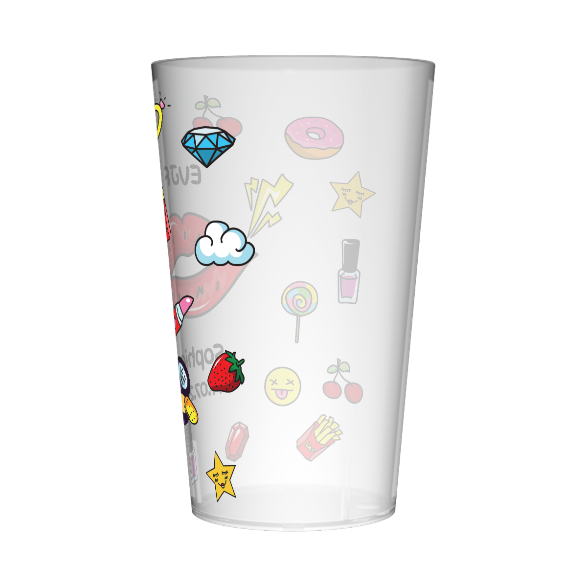 Gobelet personnalisé pour EVJF Emoticônes 2