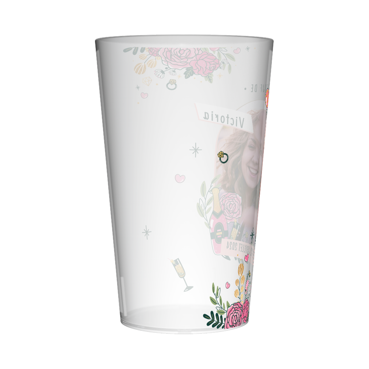 Gobelet personnalisé pour EVJF Photo & Champagne 3