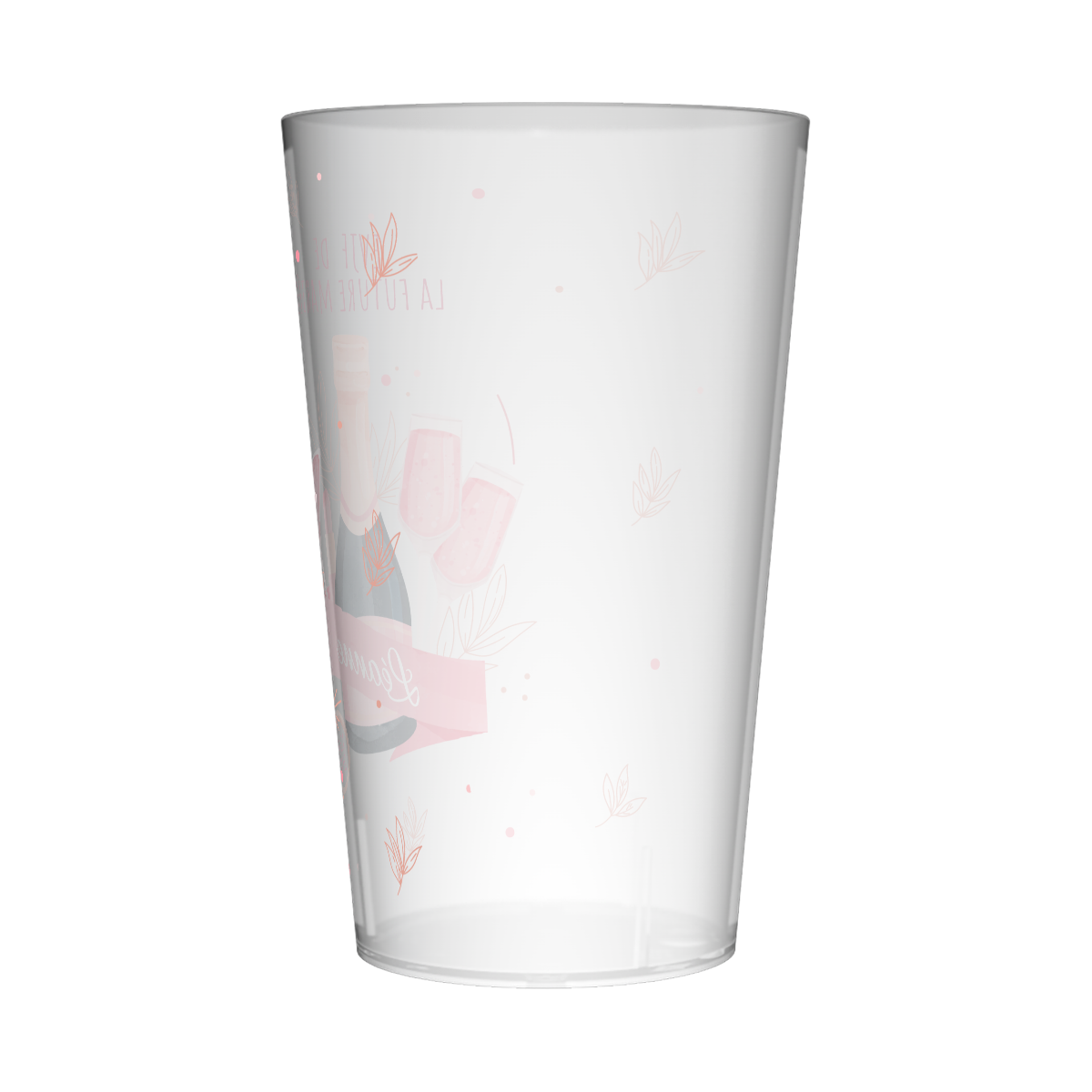 Gobelet personnalisé pour EVJF Champagne Rose 2