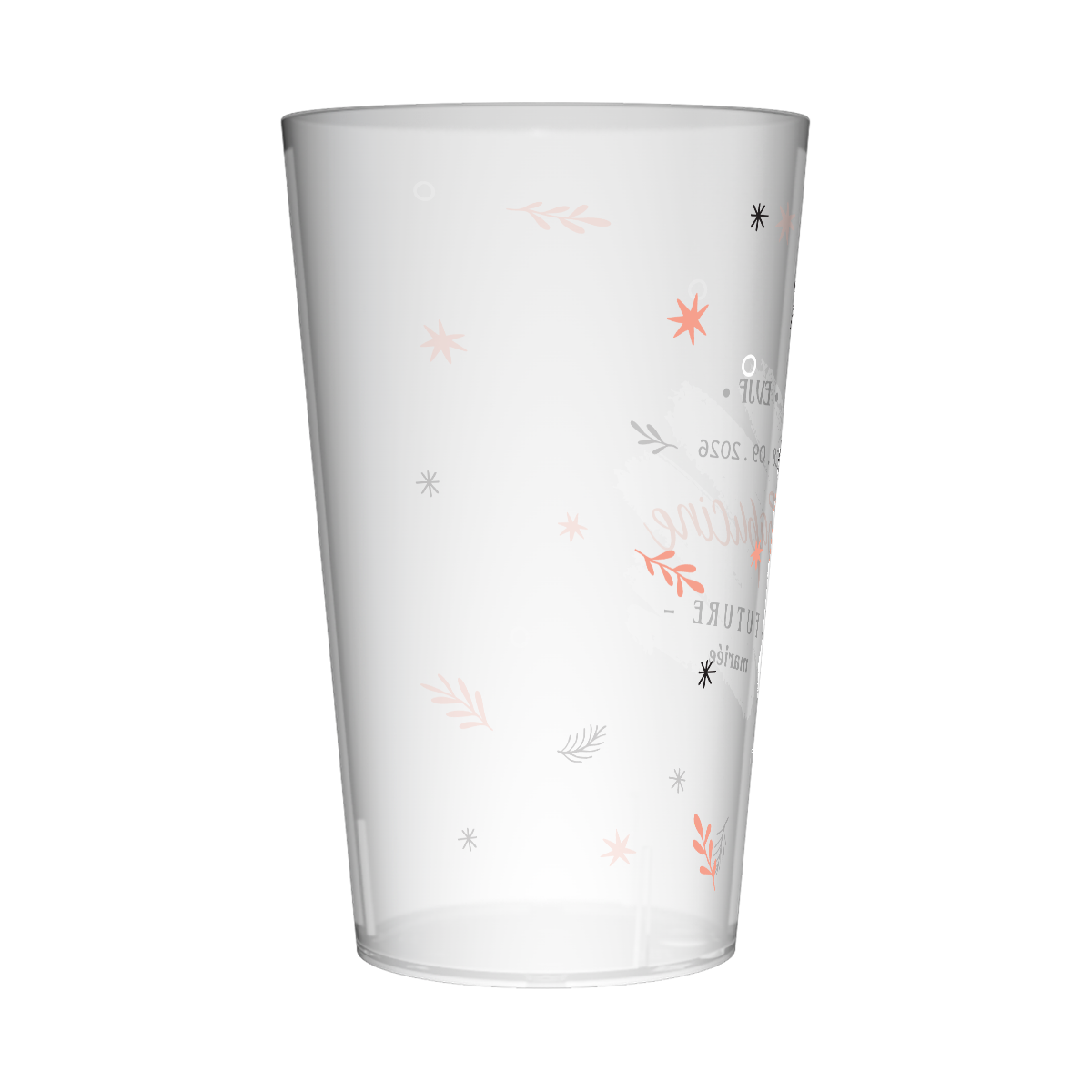 Gobelet personnalisé pour EVJF Plume 3