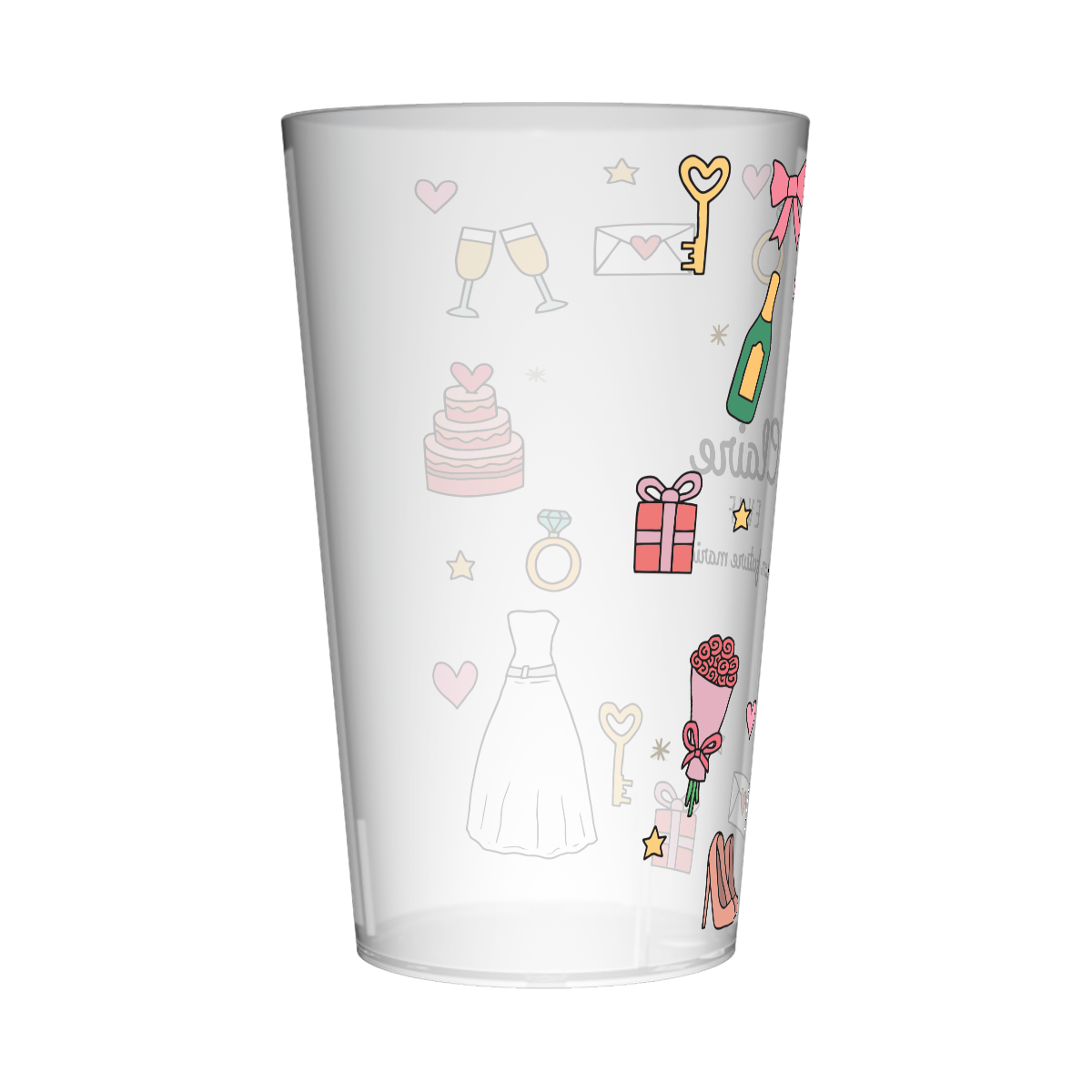 Gobelet personnalisé pour EVJF Eléments 3