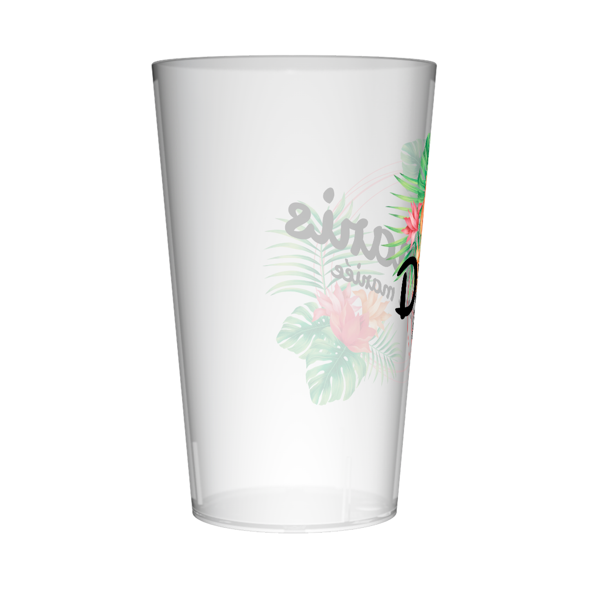 Gobelet personnalisé pour EVJF Tropique 3