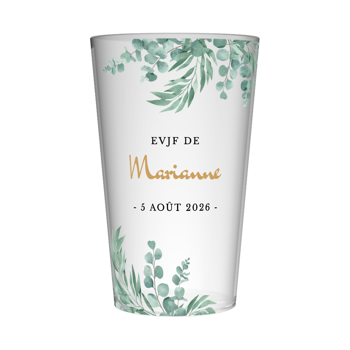 Gobelet personnalisé EVJF Nature