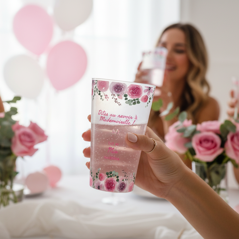 gobelet personnalise evjf roses