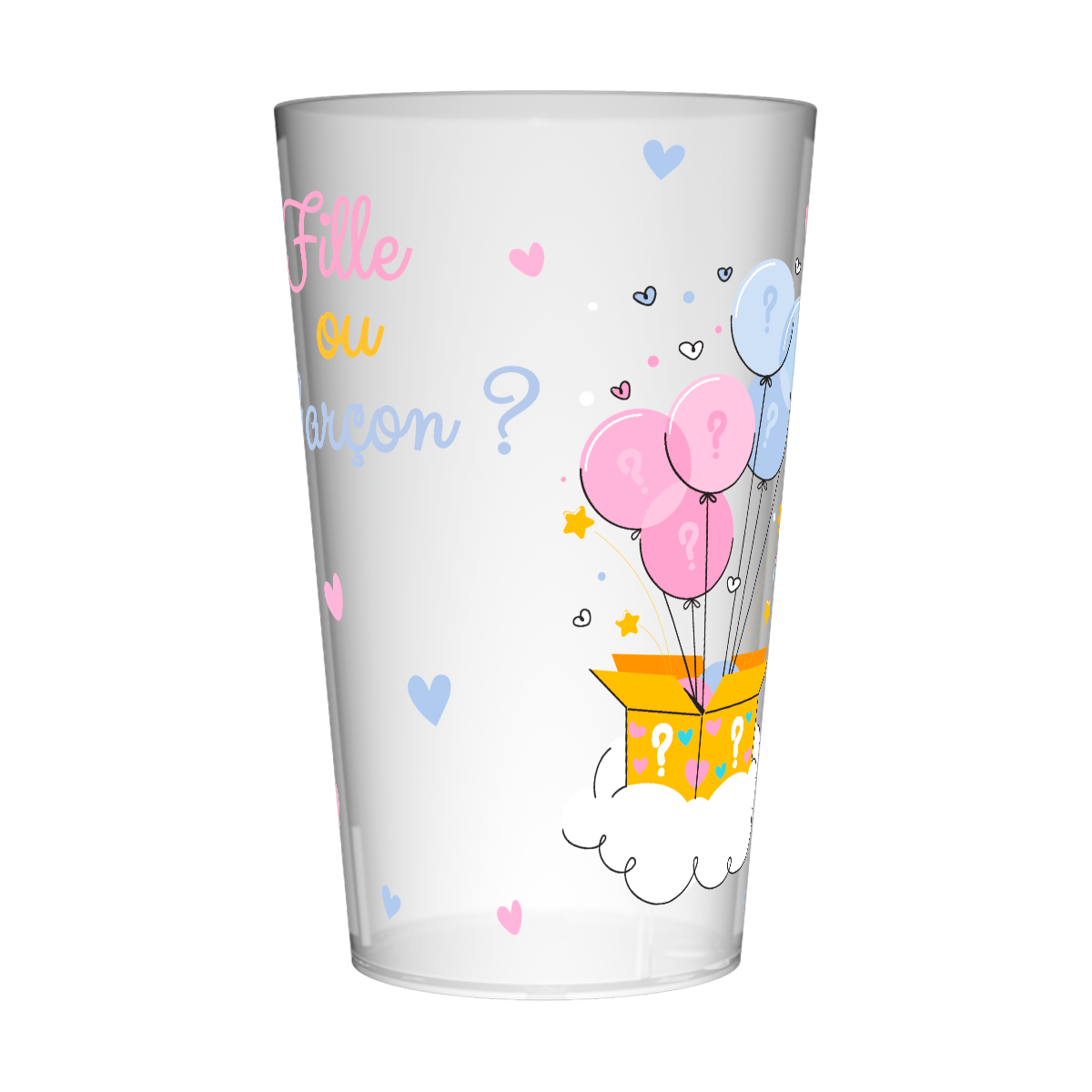 Gobelet personnalisé Gender Reveal Surprise