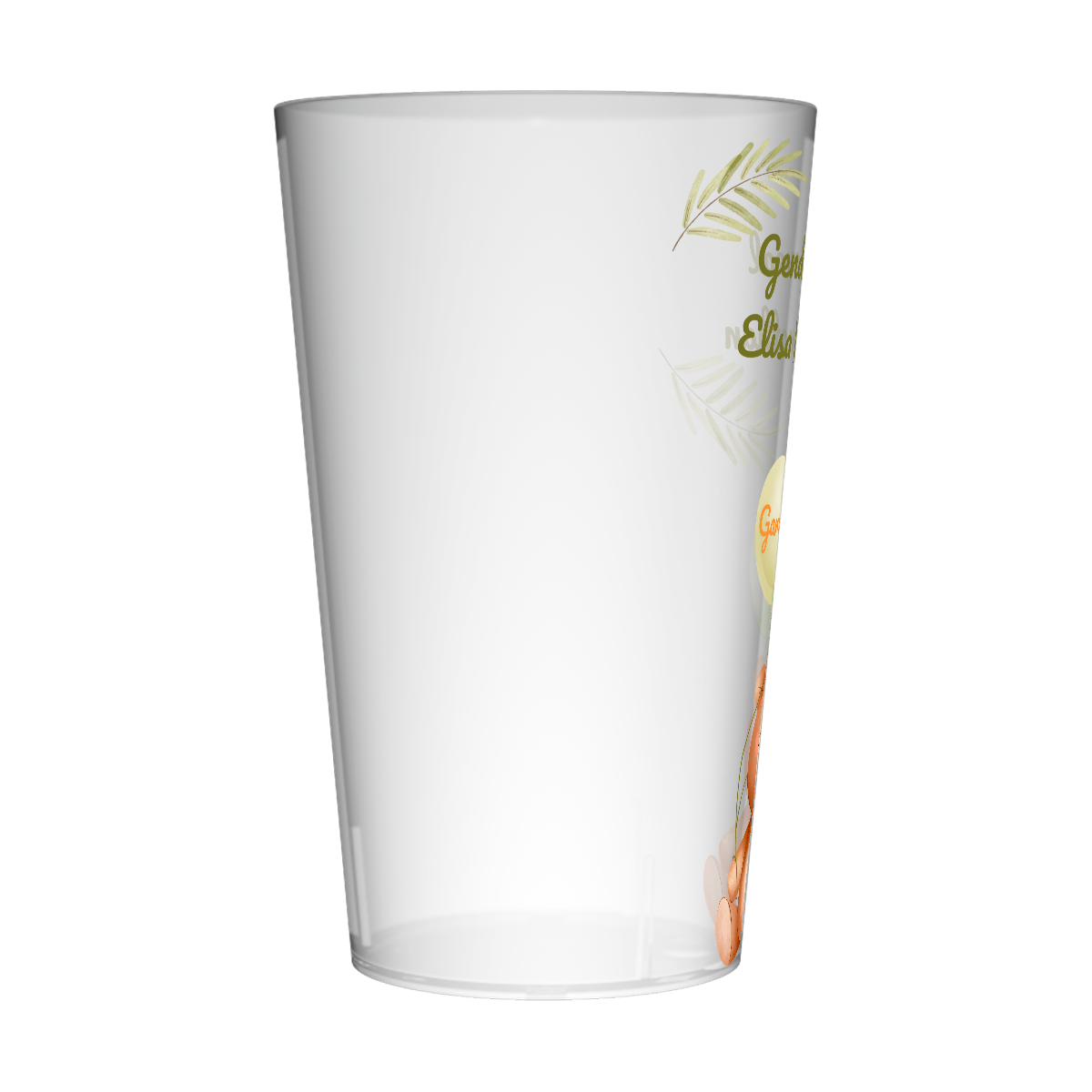 Gobelet personnalisé Gender Reveal Nounours 2