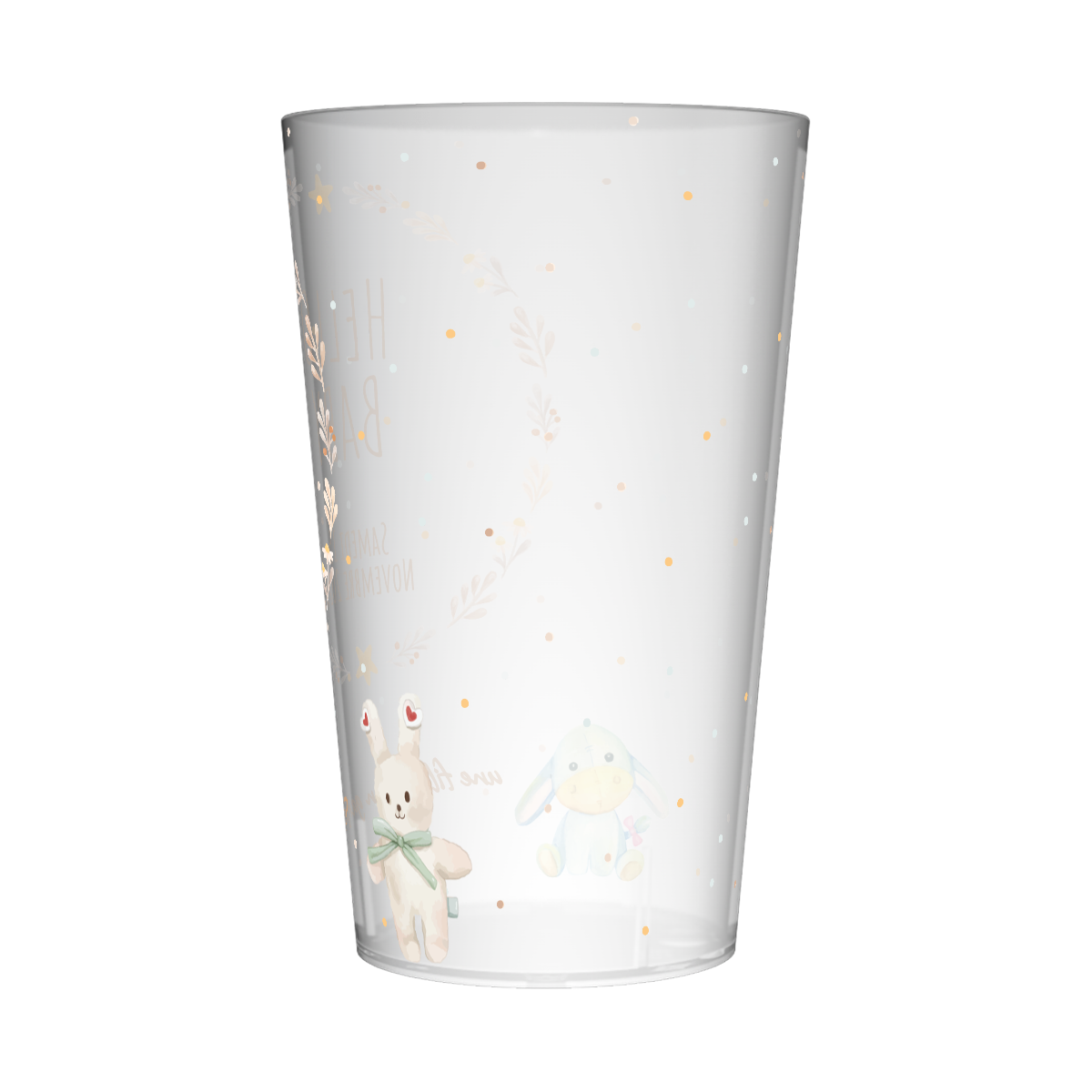 Gobelet personnalisé Gender Reveal Hello Baby 3