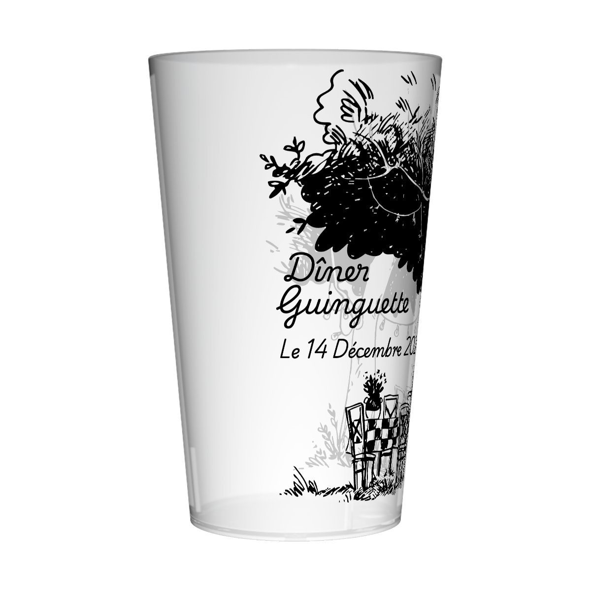 Gobelet personnalisé Guinguette Dessins 3