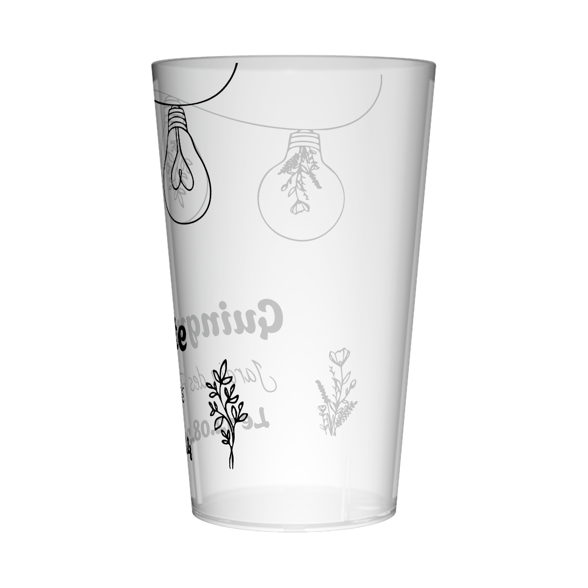 Gobelet personnalisé Guinguette Guirlande Ampoule 3