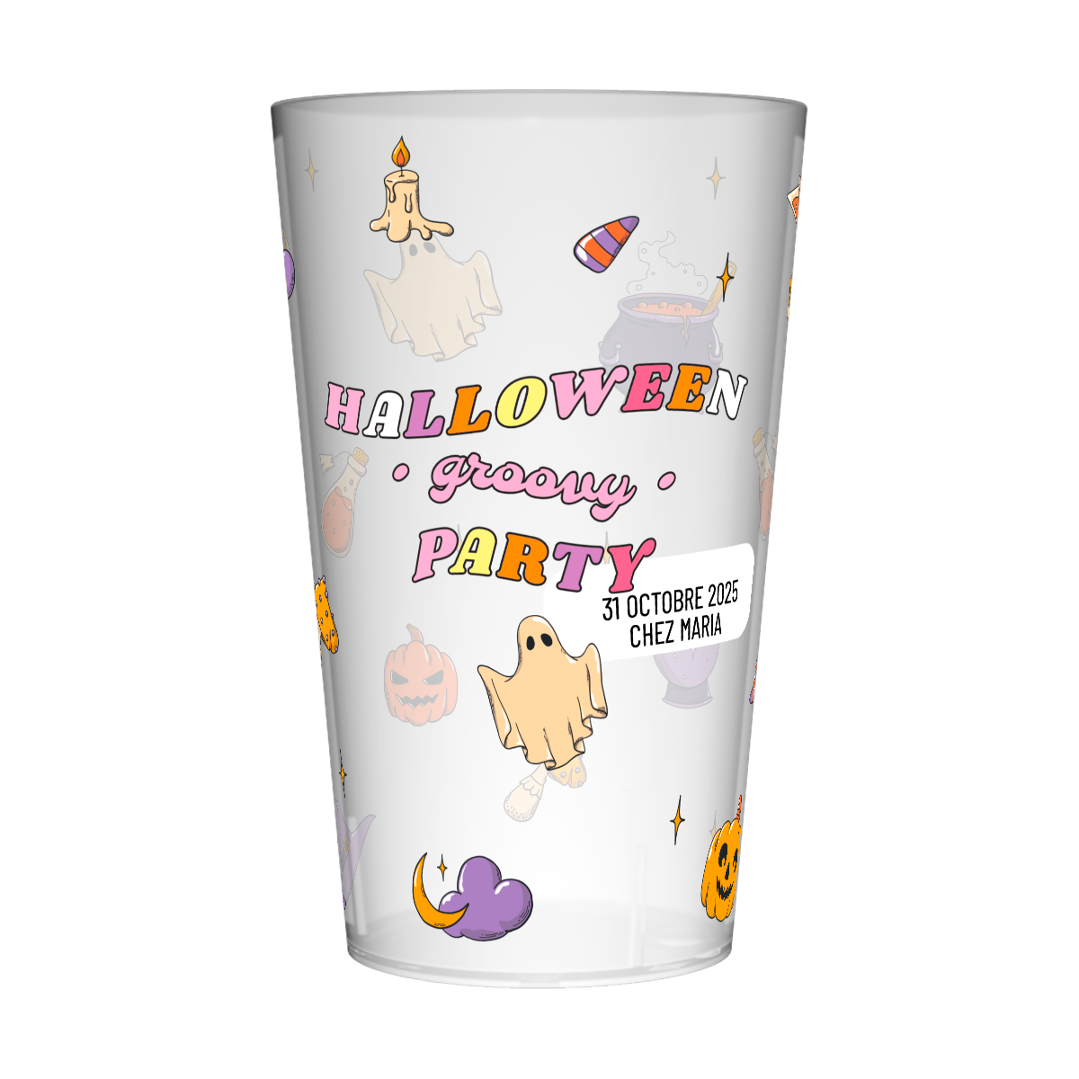 Gobelet personnalisé Halloween Multicolore