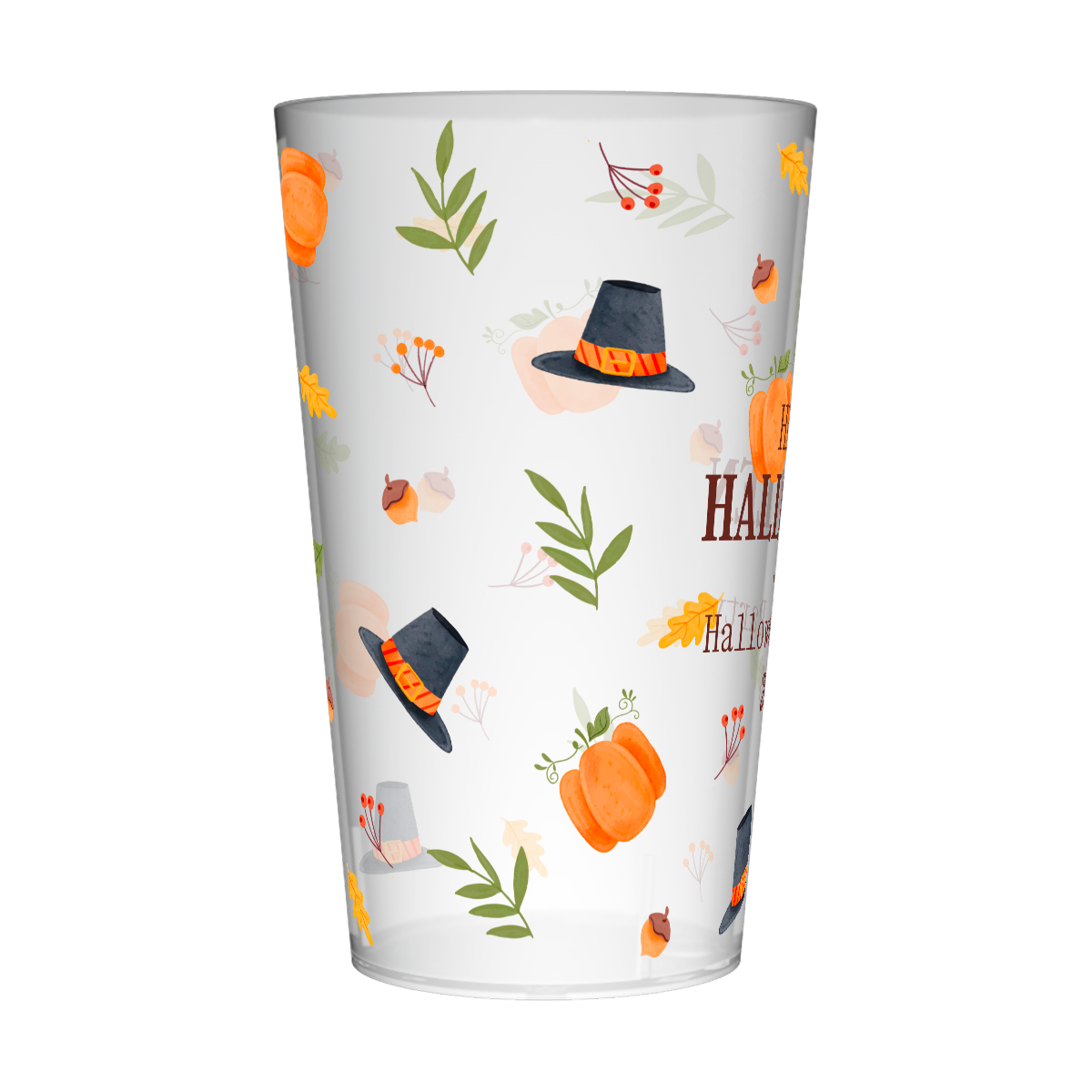 Gobelet personnalisé Halloween Chapeau & Citrouille 4