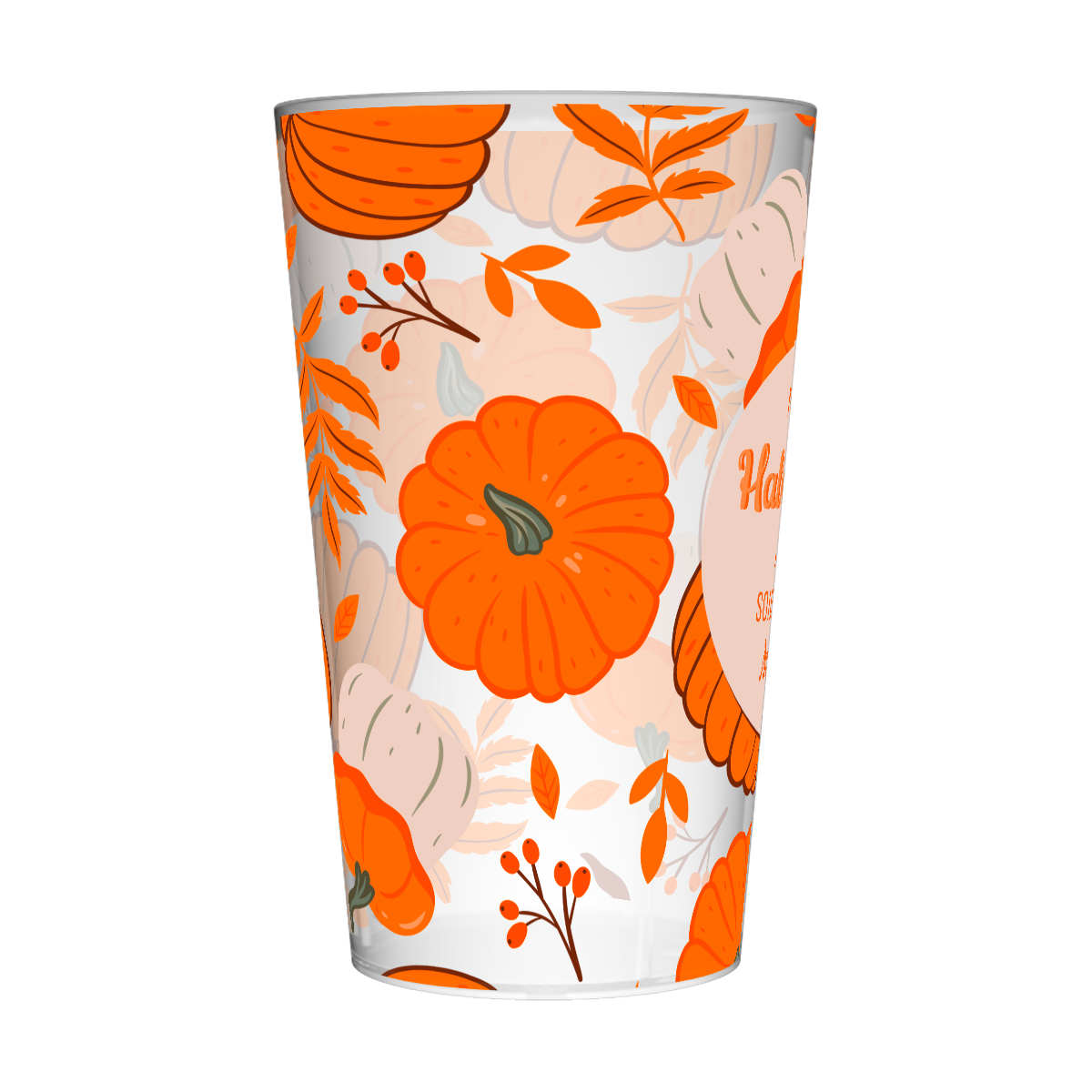Gobelet personnalisé Halloween Orange 4