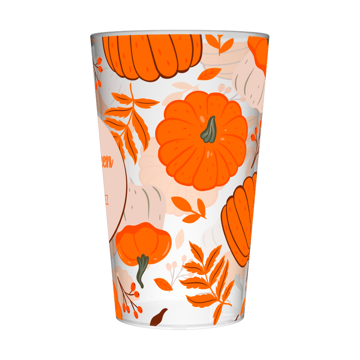 Gobelet personnalisé Halloween Orange 2