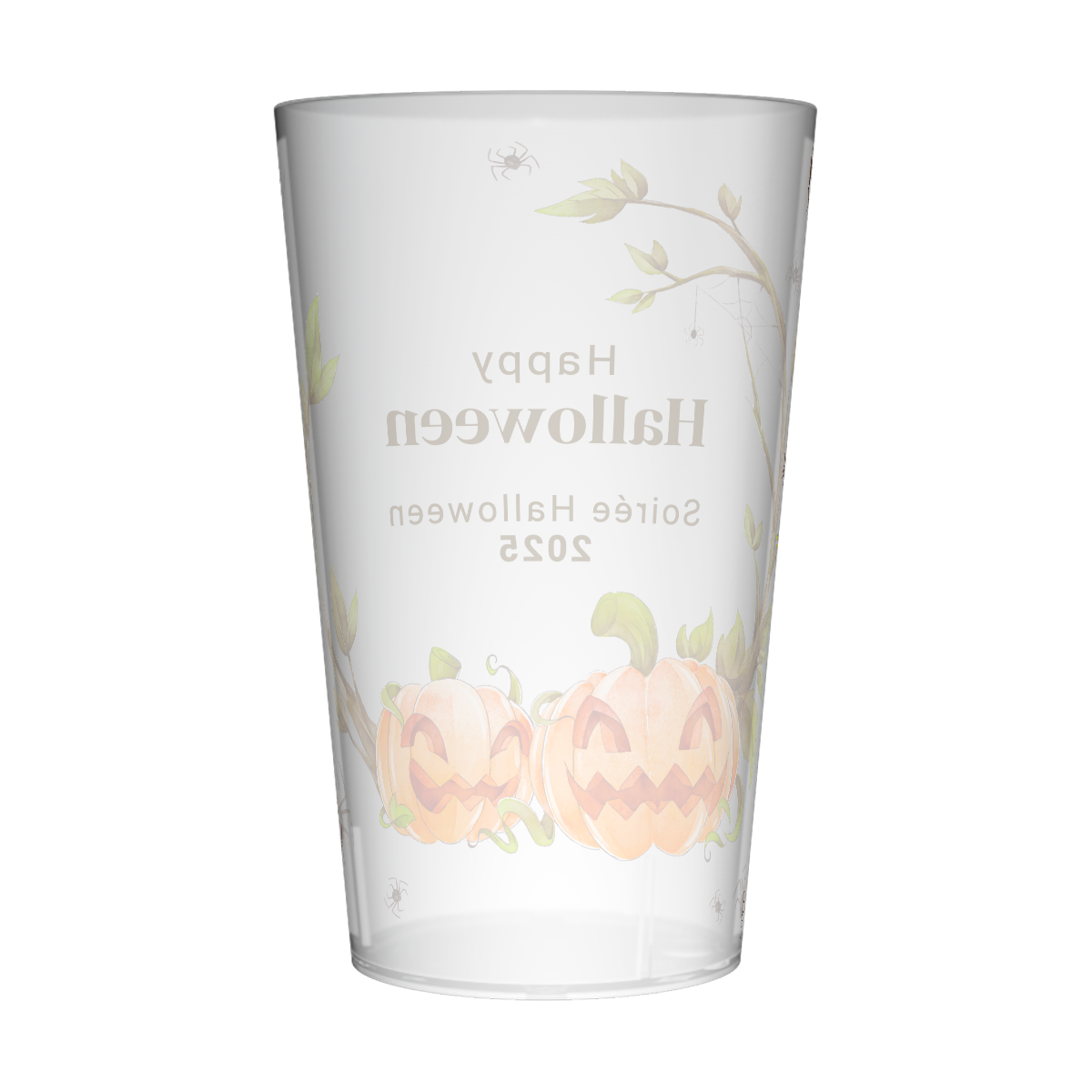 Gobelet personnalisé Halloween Araignée & Citrouille 3