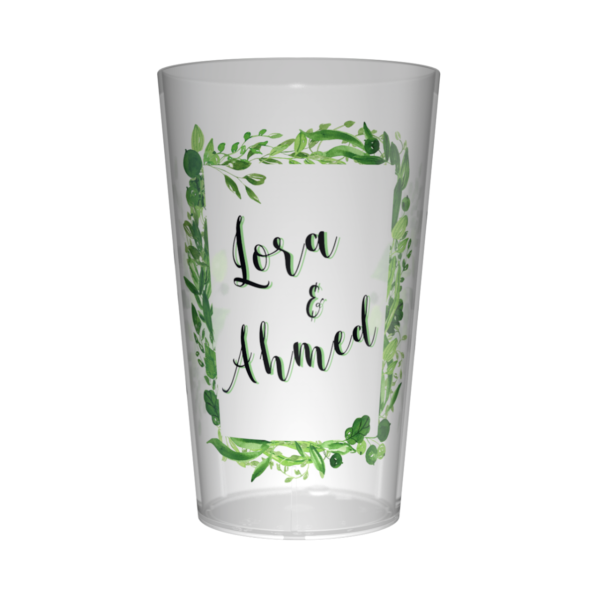 Gobelet personnalisé Mariage Cadre Végétal