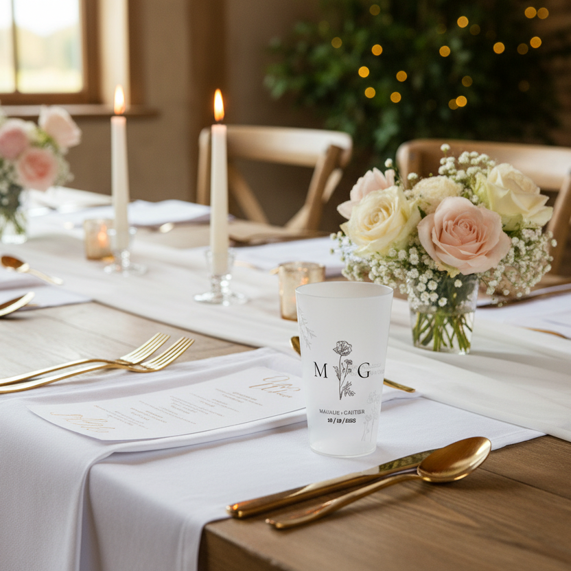 gobelet personnalise mariage classique