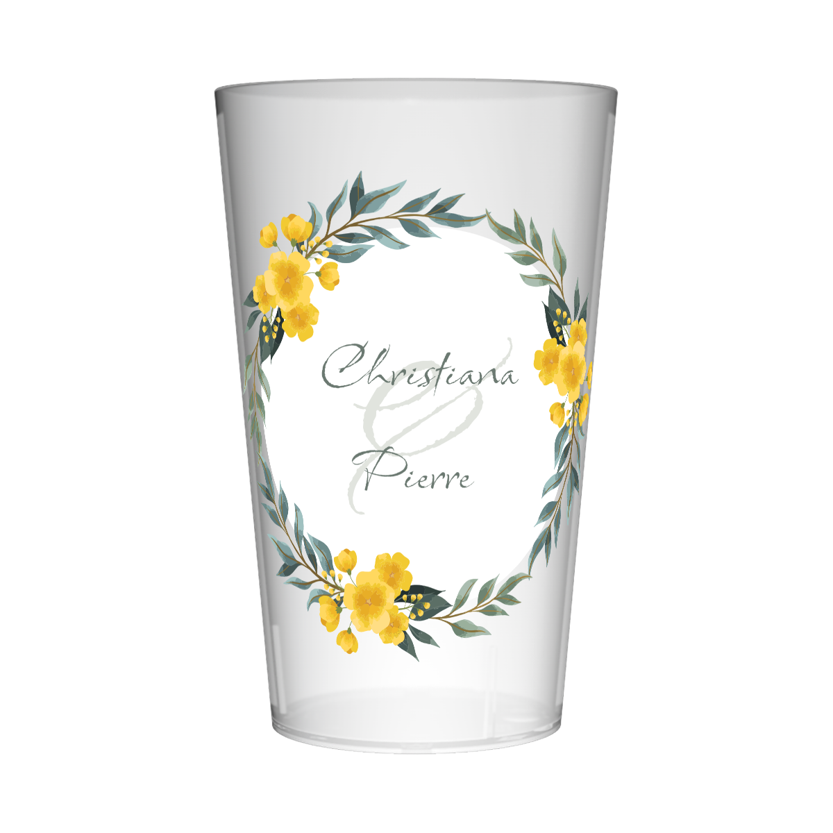 Gobelet personnalisé Mariage Champêtre