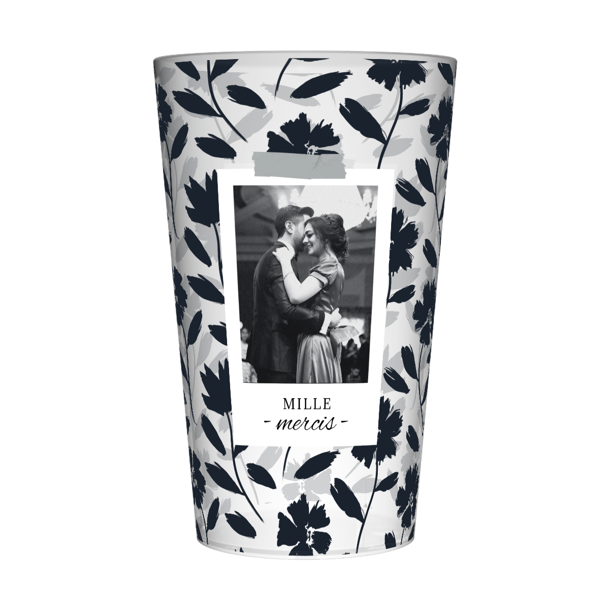 Gobelet personnalisé Mariage Cadre Blanc & Photo 2