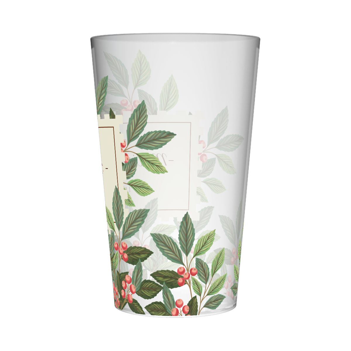 Gobelet personnalisé Mariage Feuilles & Baies 2