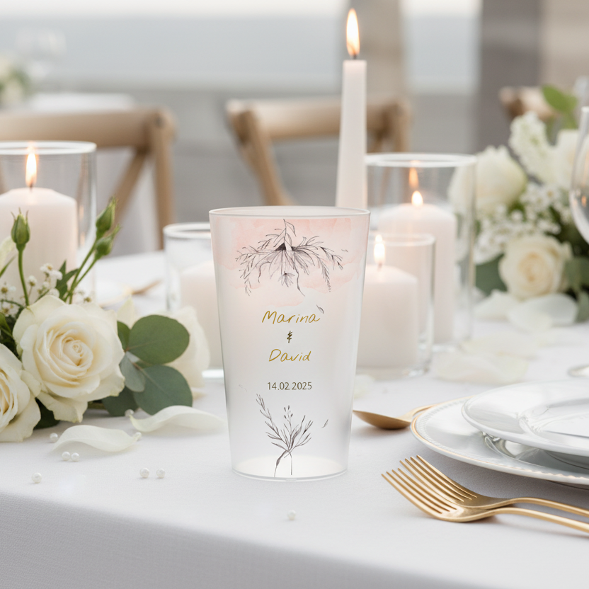 gobelet personnalise mariage boheme