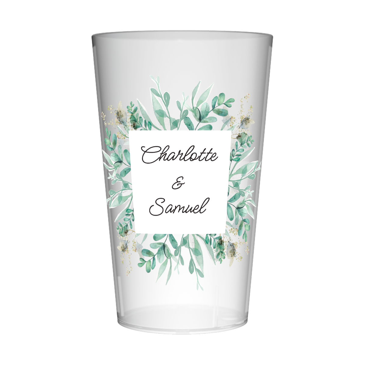 Gobelet personnalisé Mariage Bucolique