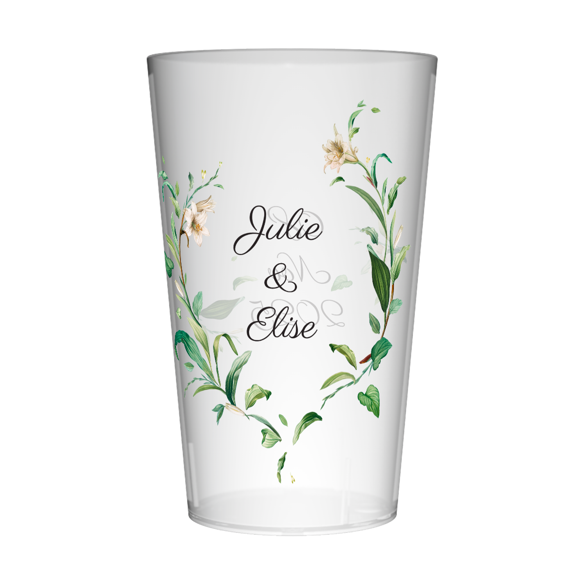 Gobelet personnalisé Mariage Fleur Sauvage