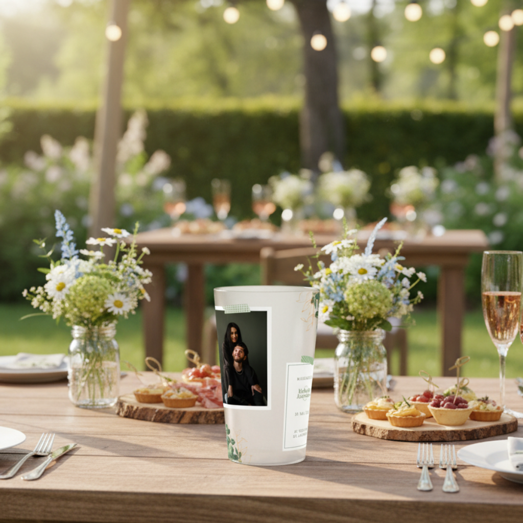 gobelet personnalisé mariage photo & champetre