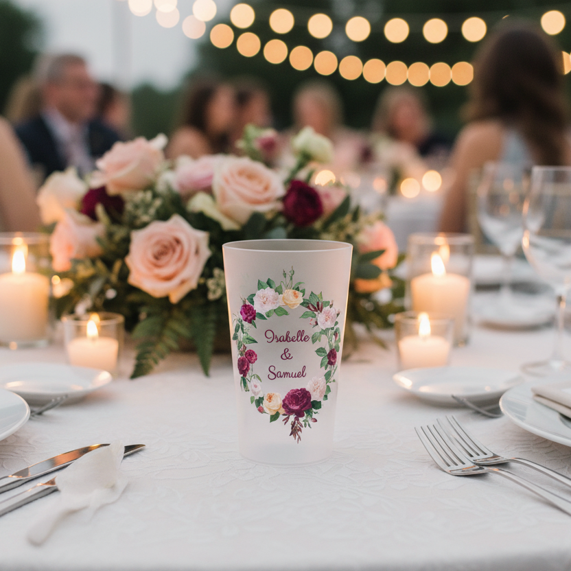 gobelet personnalise ambiance mariage