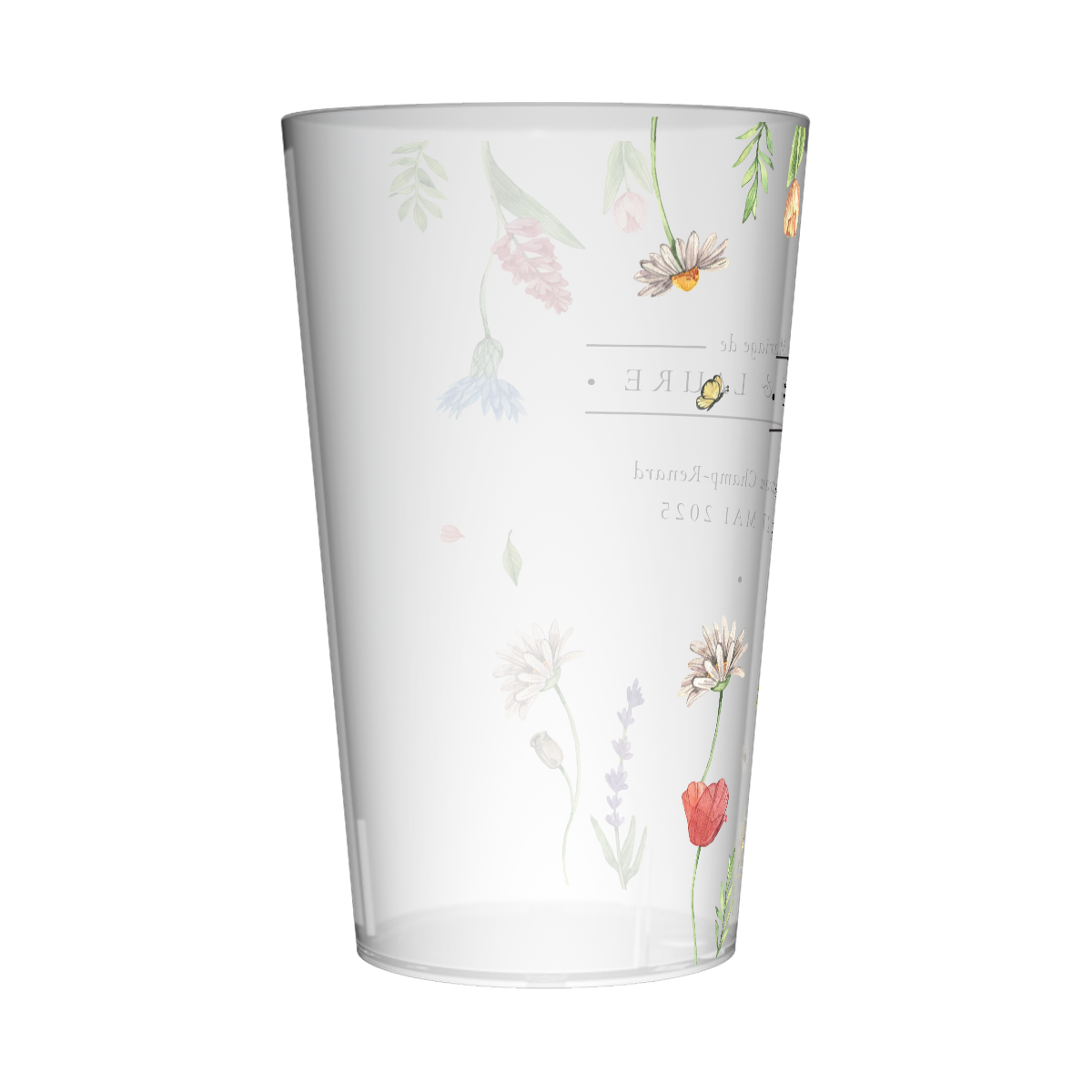 Gobelet personnalisé Mariage Prairie & Fleurs 2
