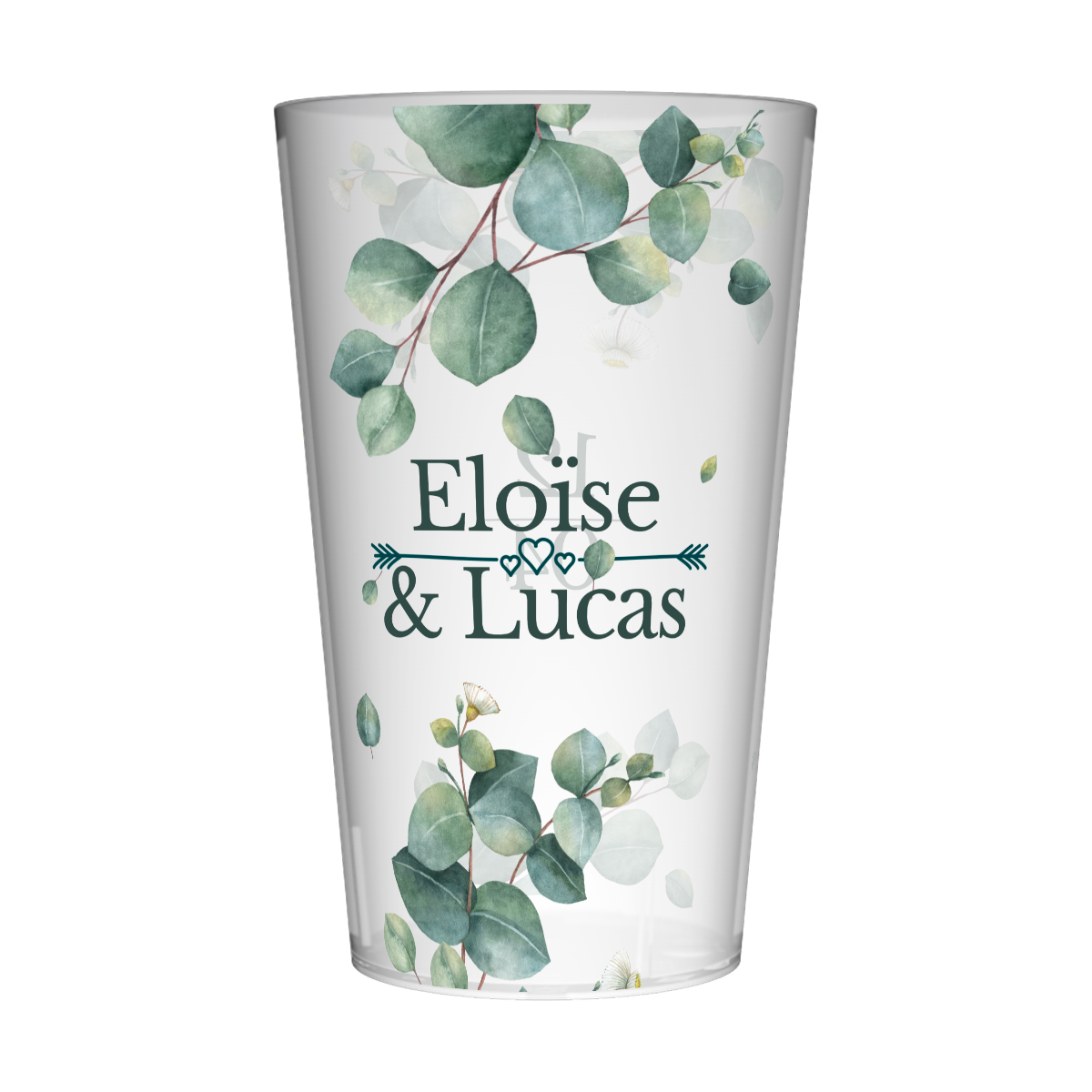 Gobelet personnalisé Mariage Branche Fleuri