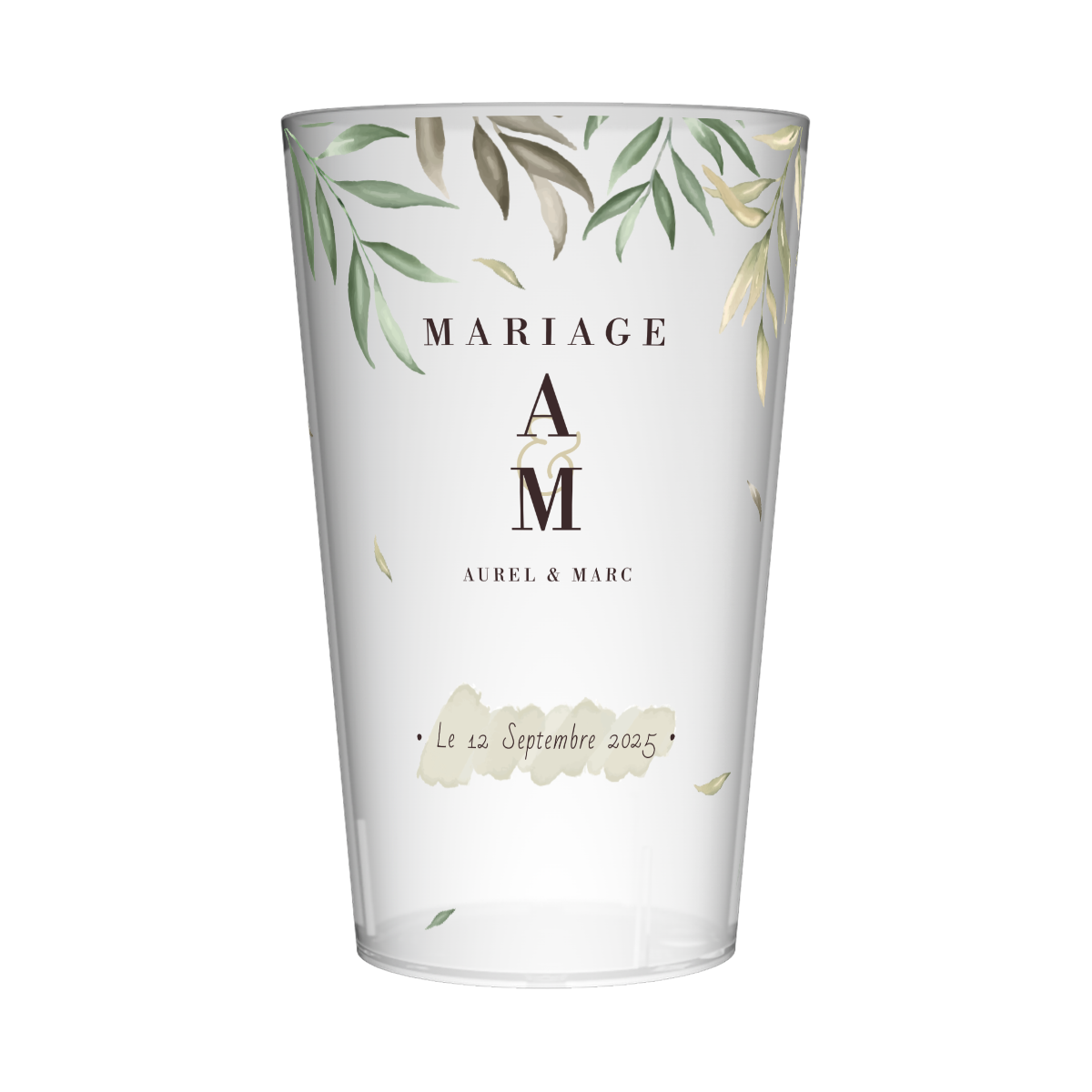 Gobelet personnalisé Mariage Spring