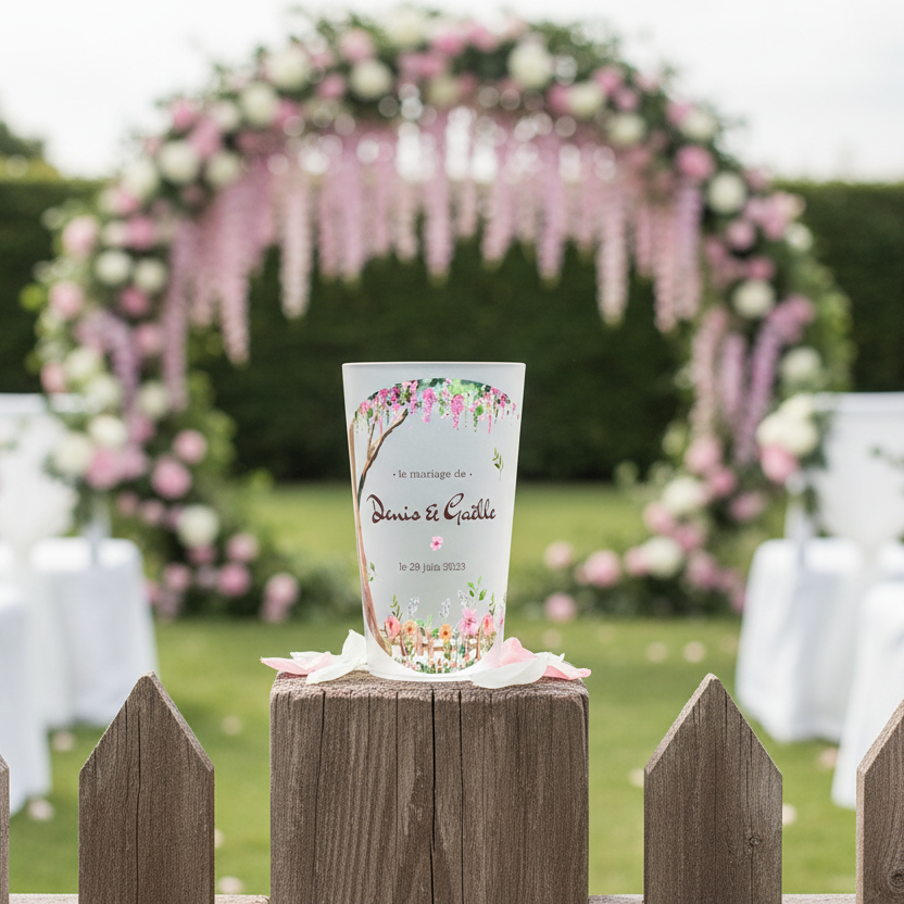 gobelet personnalise mariage ambiance