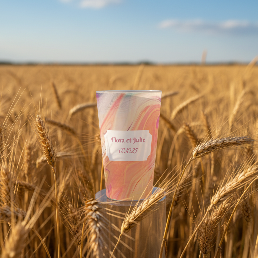 gobelet personnalise mariage colore