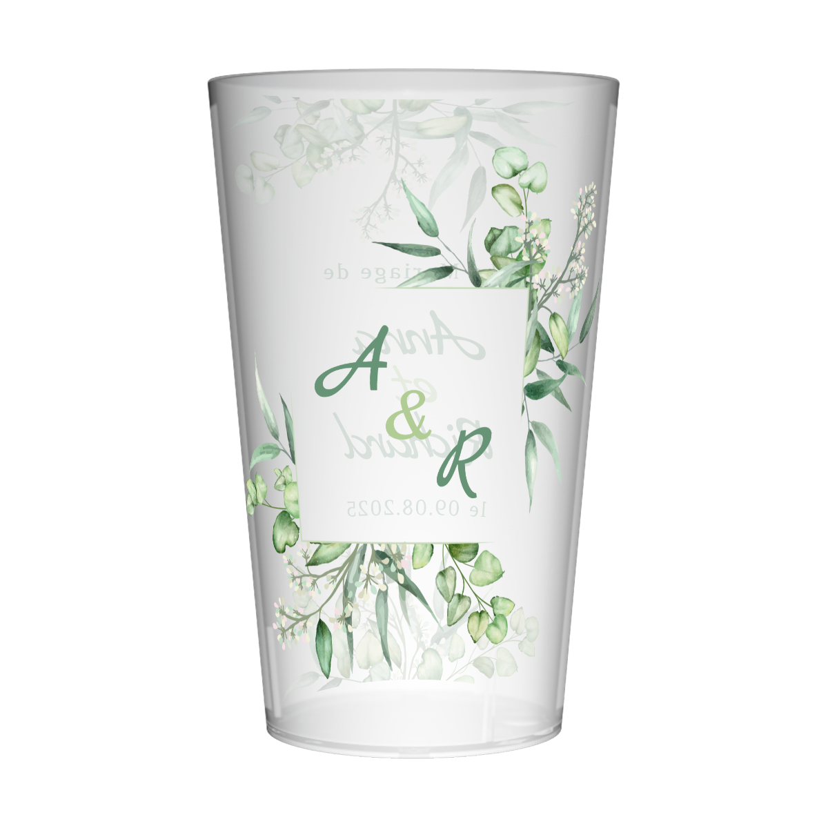 Gobelet personnalisé Mariage Chic & Champêtre2