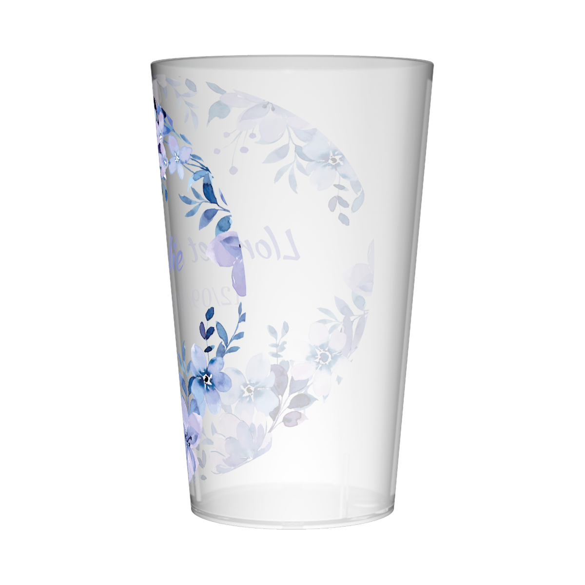 Gobelet personnalisé Mariage Champêtre Violet 2
