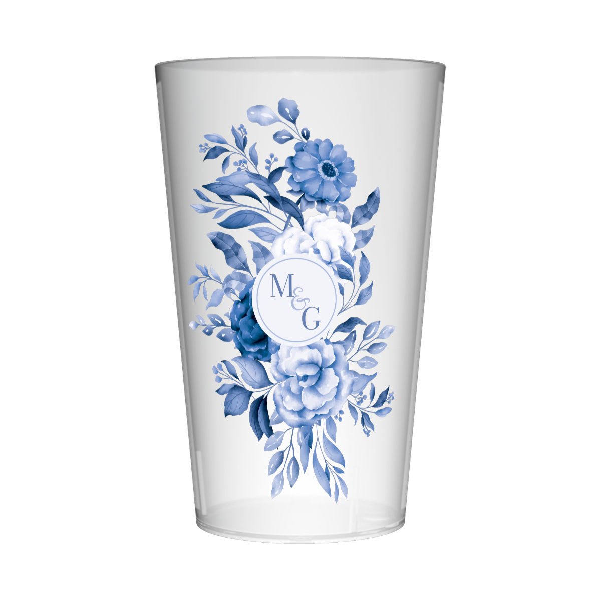 Gobelet personnalisé Mariage Chic Bleu