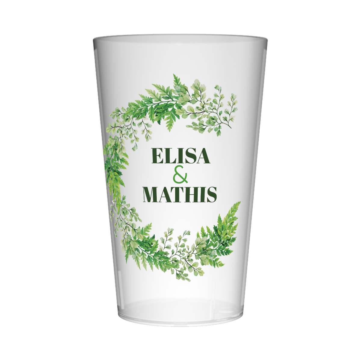 Gobelet personnalisé Mariage Vert