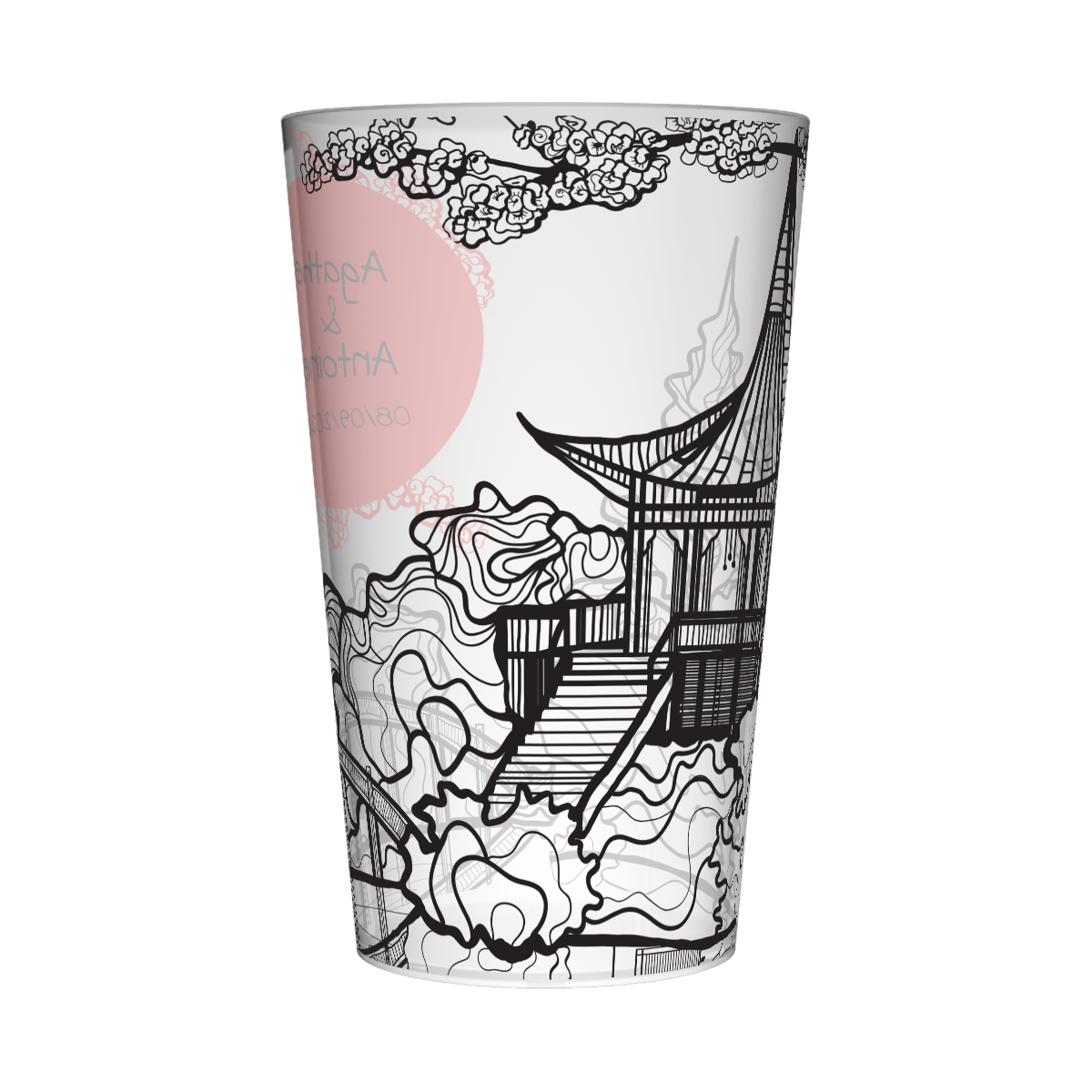 Gobelet personnalisé Mariage Japon 3