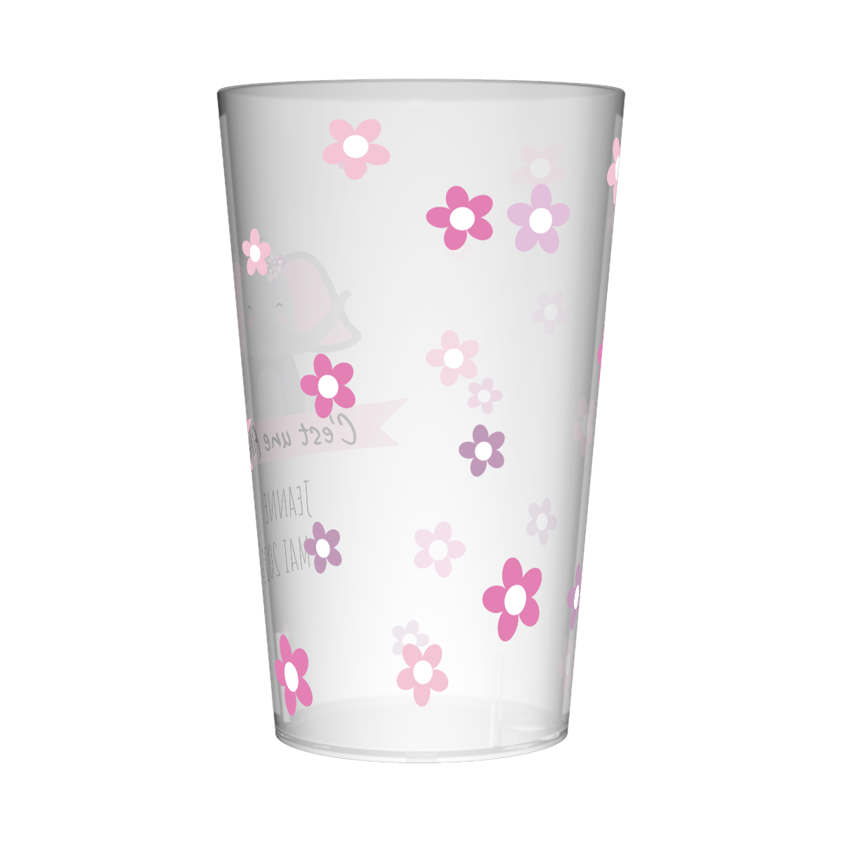 Gobelet personnalisé Naissance Elephant 3