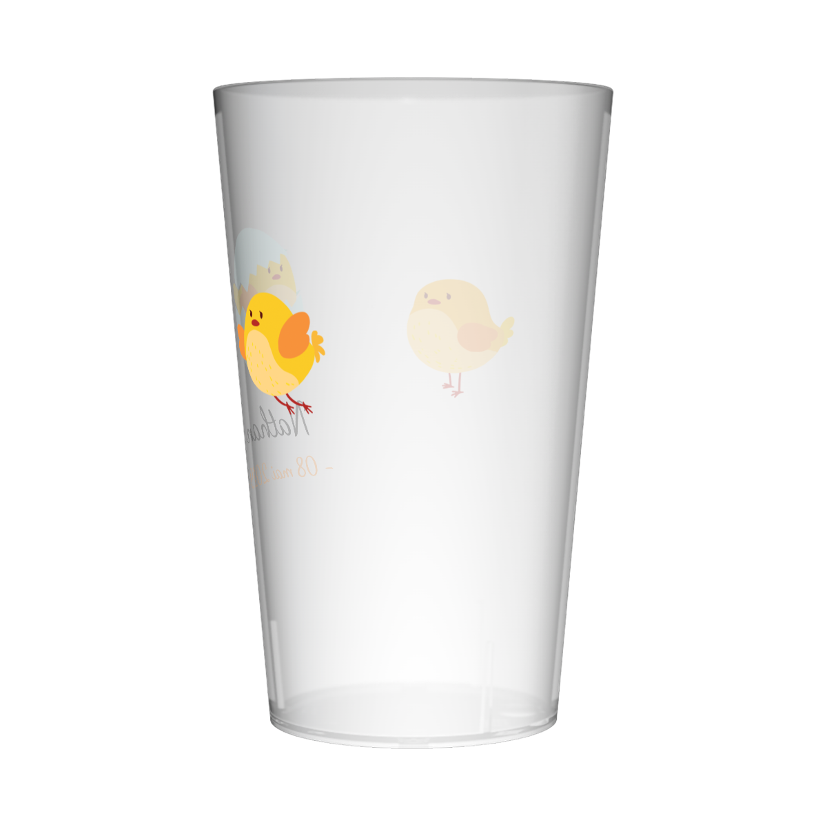 Gobelet personnalisé Naissance Poussin 3