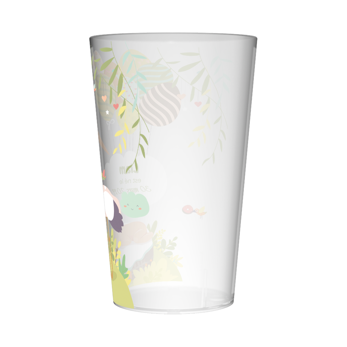 Gobelet personnalisé Naissance Nature 3