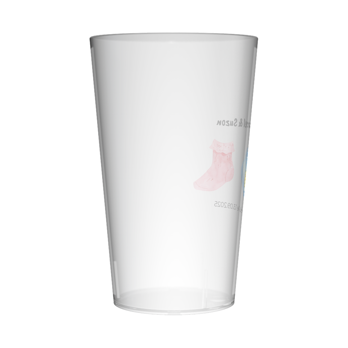 Gobelet personnalisé Naissance Chaussettes Mixtes 2