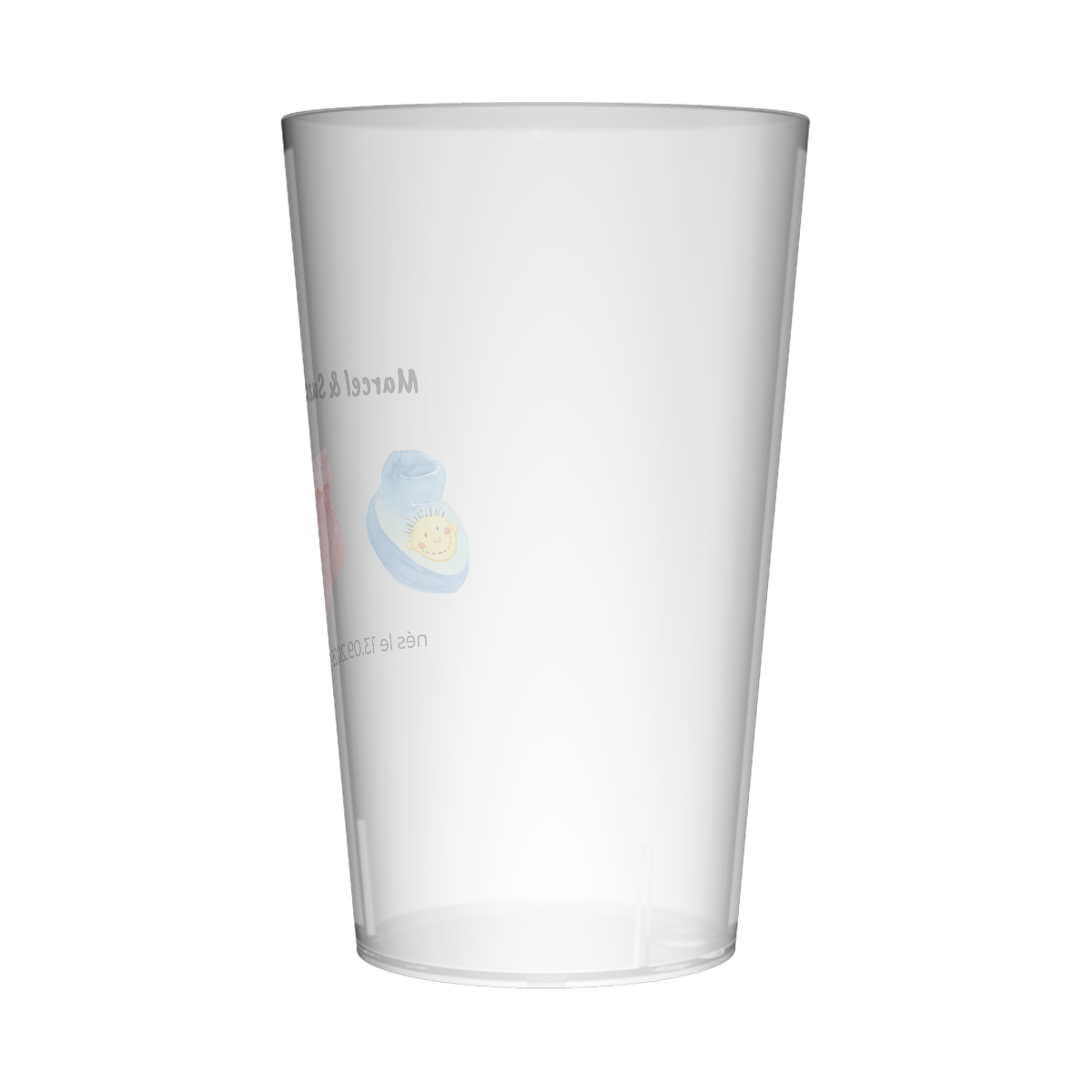 Gobelet personnalisé Naissance Chaussettes Mixtes 3